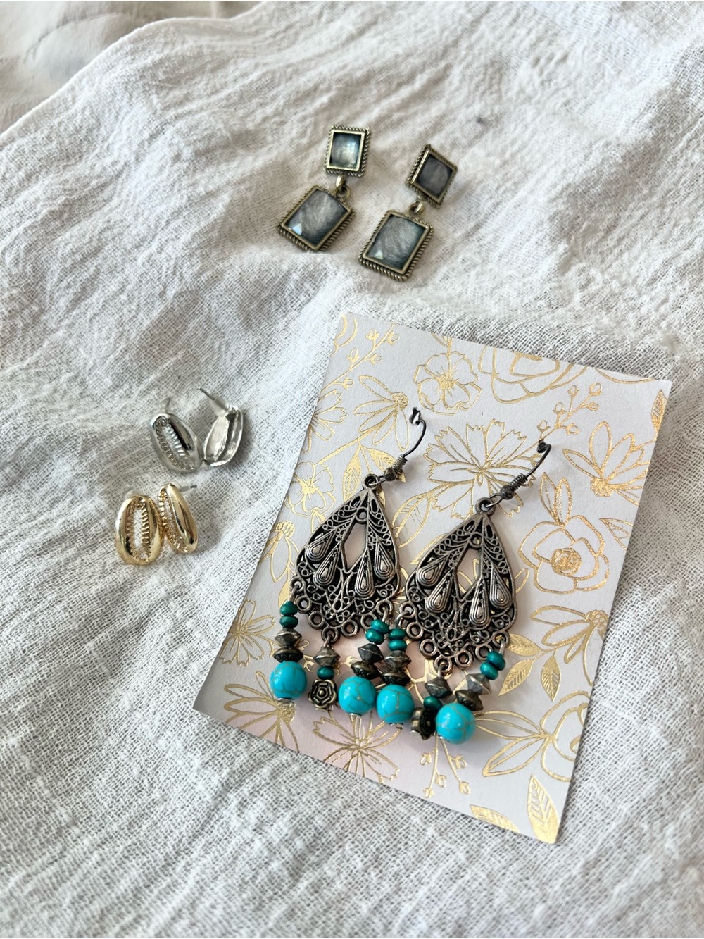 Set of Four Earrings
